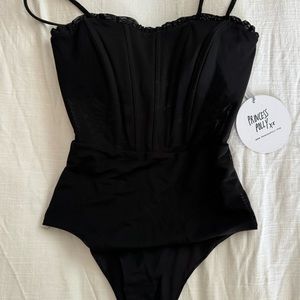 Princess Polly black body suit corset